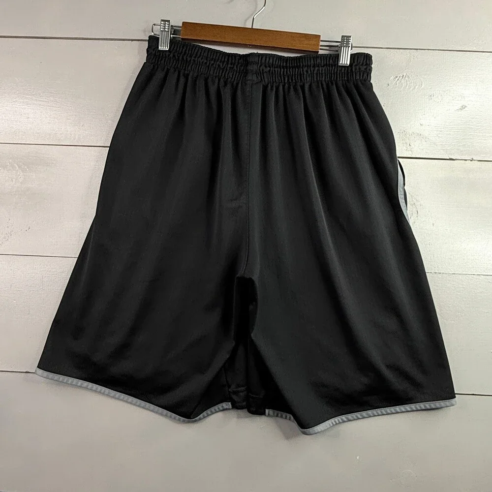 Jordan Basketball Shorts Mens 2XL Black Gray Mesh Athletic Drawstring $